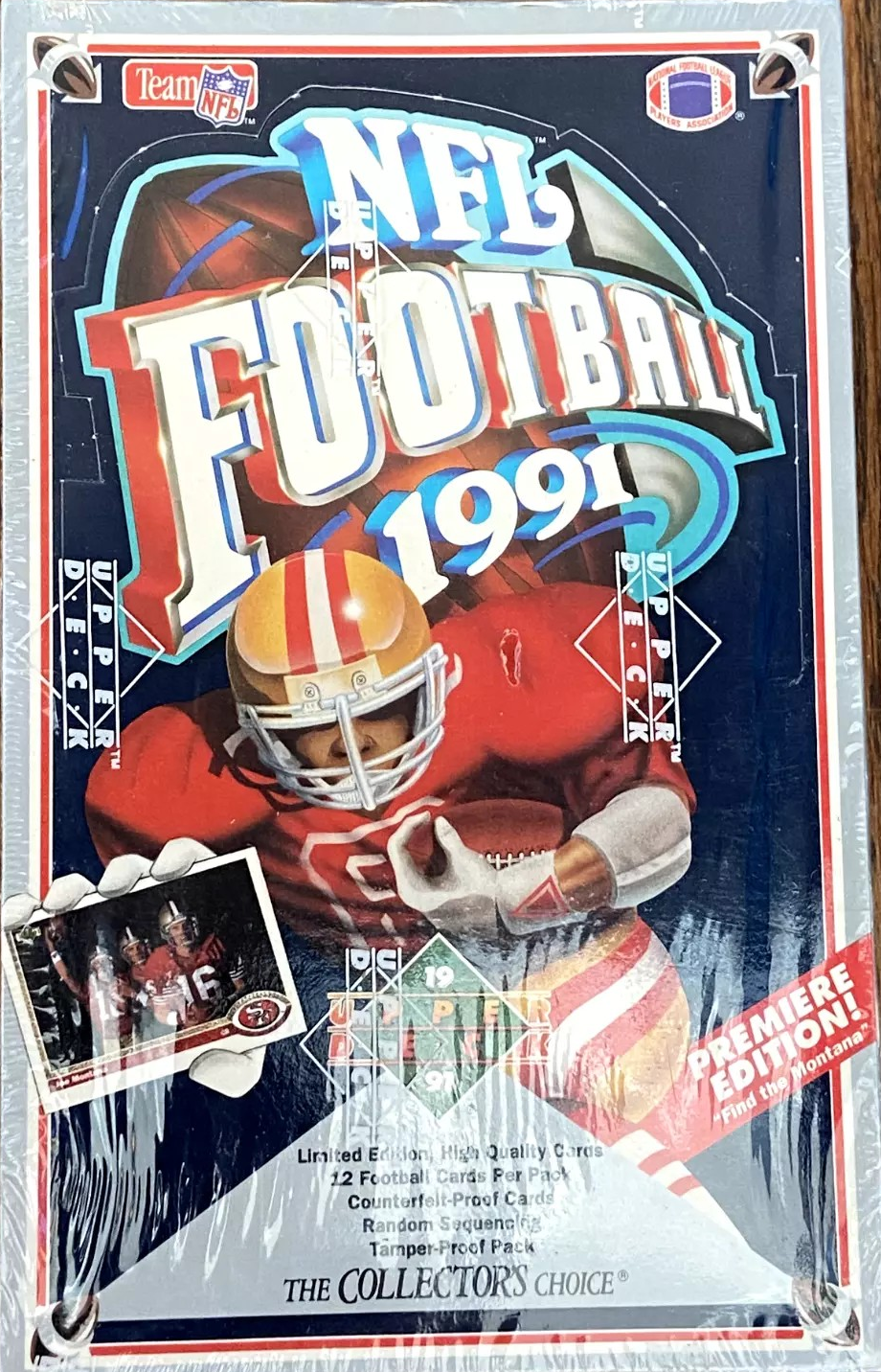 SFFH: (1) 1991 Upper Deck NFL Football Premiere Edition (Single Pack)