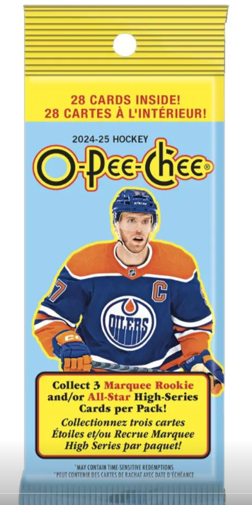 SEEM: 2024-2025 O-Pee-Chee Hockey Cards Fat Pack