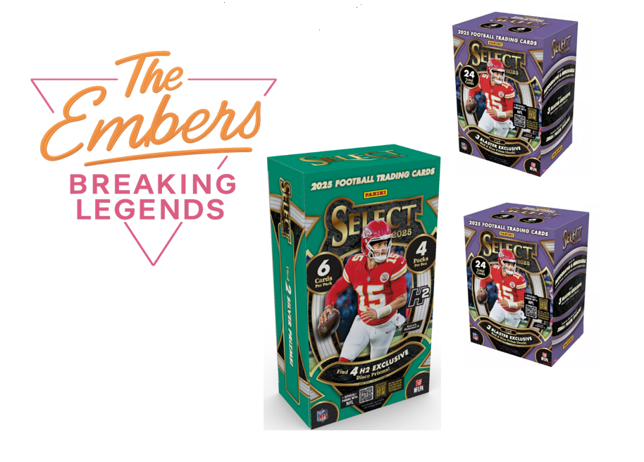 BLE -31426- 257- (3) BOX PYT BREAK - , (2) 2025 Select football blasters (1) 2025 Select H2 box