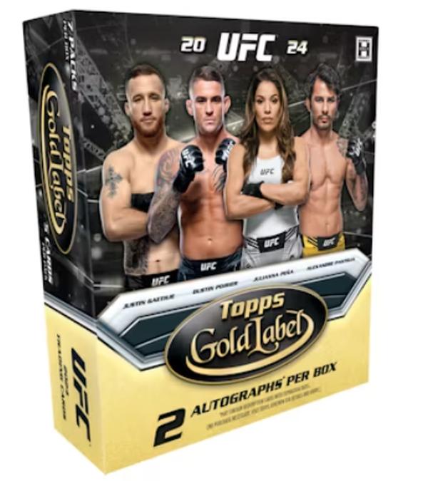 STBL: 2024 Topps Gold Label UFC Hobby Box - 7 packs per box. 5 cards per pack