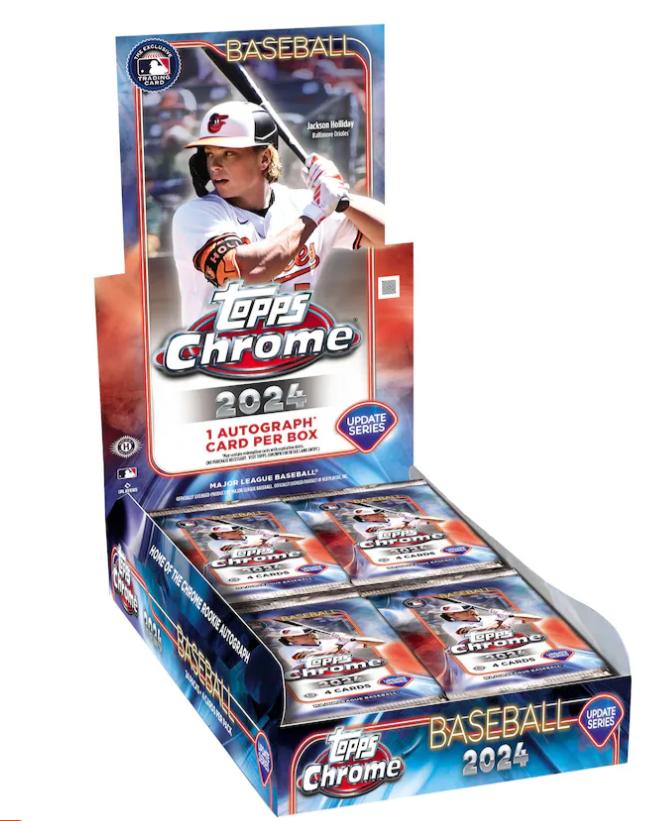 2024 Topps Chrome Baseball - Update Series - Single Pack - Baseball Cards