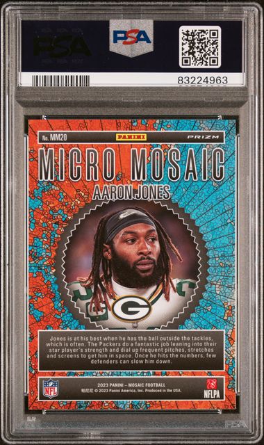 2022 Aaron Jones Mosaic - PSA10