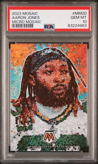 2022 Aaron Jones Mosaic - PSA10