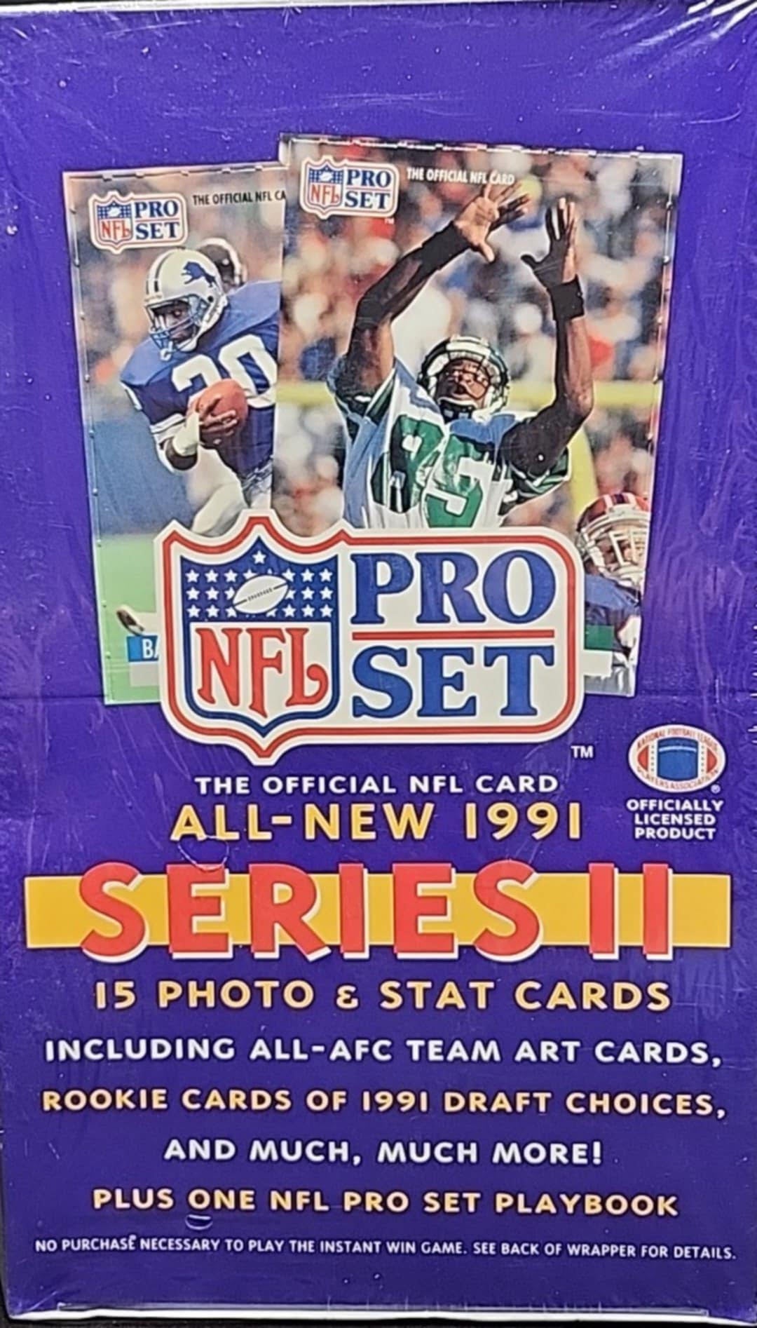 SFFH: (1) 1991 Pro Set Series II Football Box (Single Pack)