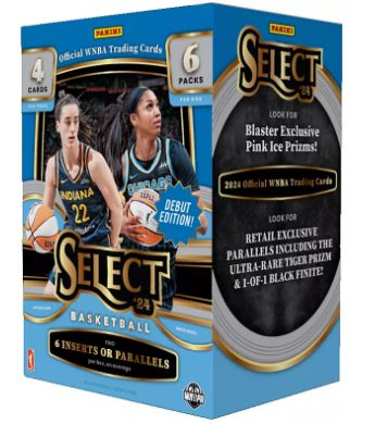 2024 Panini WNBA Select Blaster Box - 4 cards per pack, 6 packs per box