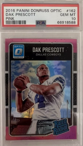 2016 Donruss Optic Dak Prescott Pink 10