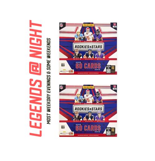 BRF - 149 - (2) BOX PYT BREAK: (2) 2024 Rookies & Stars Longevity Boxes - Look for autos, SSPs & more!!