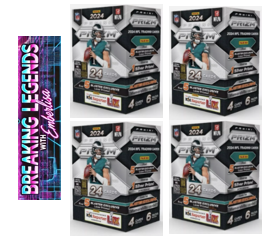BRE - 100 - (4) BOX PYT BREAK: (4) 2024 Prizm Blasters - Look for autos, SSPs & more!!