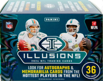 SFFH: 2024 Illusions NFL Blaster Box - Look for Autographs, Memorabilia Cards & More!