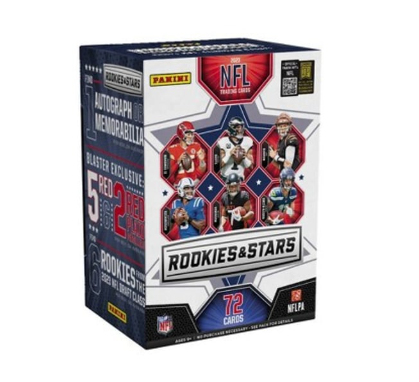SFFH: 2023 Rookies & Stars Football Blaster - Football Card - 6 Packs - Autos & More!