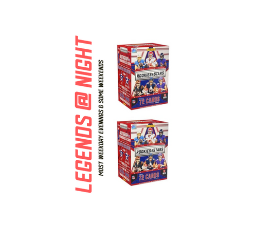 BRF - 156a - (2) BOX PYT BREAK: (2) 2024 Rookies & Stars Blaster Boxes - Look for autos, SSPs & more!!