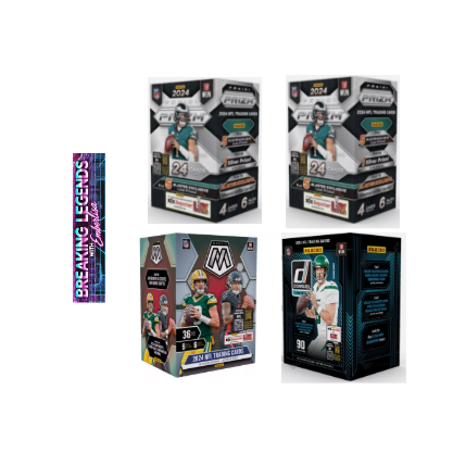 BRE - 111  - (4) BOX BREAK -  (1) Donrus Winter Blaster, (1) Mosaic Blaster, (2) Prizm Blasters