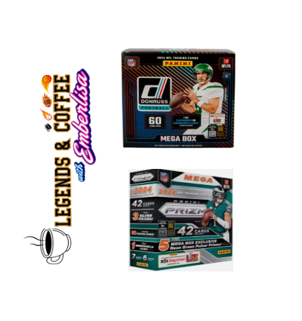 BRE-LC- 105  - (2) BOX PYT BREAK: (1) 2024Donrus Football Megas (1) 2024 Prizm Football Mega  - Hunt for SSPs and more!!