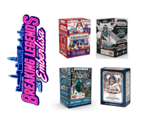 BRE-122 - (4) BOX PYT BREAK: (1) 2024 Absolute Blaster Box, (1) 2024 Prizm Football Blaster, (1) Rookies and Stars Blaster, (1) Topps Chrome Blaster - Hunt for SSPs and more!!