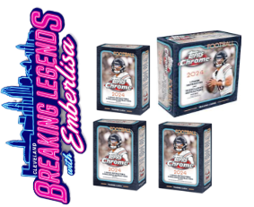 BRE - 127- (4) BOX BREAK - (1) 2024 Topps Chrome mega,  (3) 2024 Topps Blaster . - Hunt for SSPs and more!!