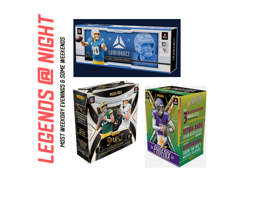 BRF - 231 - (3) BOX PYT BREAK: (1) 2025 Luminance Hobby, (1) 2024 Select Mega, (1) 2024 Phoenix Blaster - Hunt for SSPs and more!!!