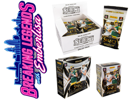 BRE 220 8.22 (3) Box Break:  (1) 2024 Select Value Pack Box (1) 2024 Select Blaster (1) 2024 Select Mega- Hunt for SSPs and more!!