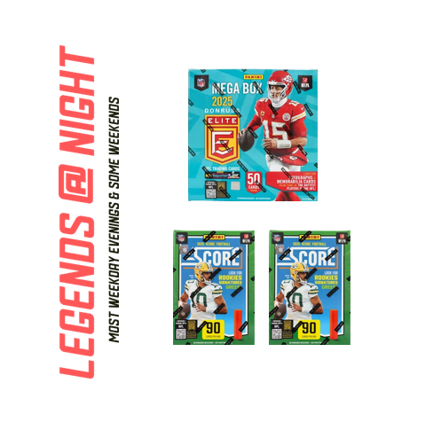 BRF - 236 - (3) BOX PYT BREAK: (1) 2025 DonRuss Elite Mega (2) 2025 Score Blasters - Hunt for SSPs and more!!!