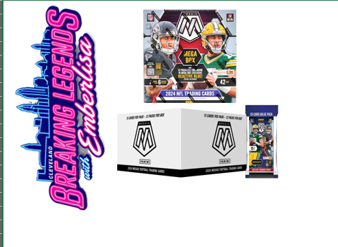 BRE 223 Fri 8.29- (2) Box Break:  (1) 2024 Mosaic Mega  (1) Mosaic Fatpack Box - Hunt for SSPs and more!!