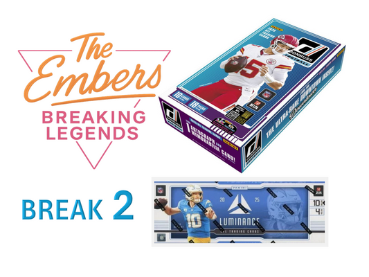 BRE 233 9.20 (2) Box Break:  (1) 2025 Donruss Hobby (1) 2025 Luminance Hobby.  Break 2