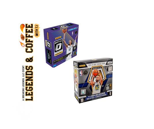 BRB - 10542 - (2) Box Dutch Break: - (1) 2025 Donruss Optic NBA Mega Box & (1) 2025 Mosaic Mega Box!!! Let's go DOWNTOWN!!