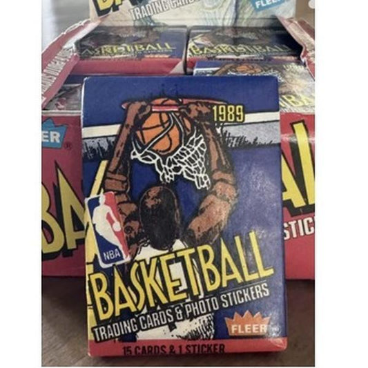 PANINI 1989 Basketball Fleer Pack - 15 Cards per Pack