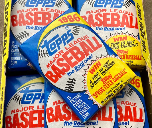 SEEM: 1986 Topps Baseball Pack